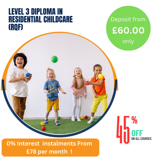NVQ- Level 3 Diploma for Residential Childcare (RQF)