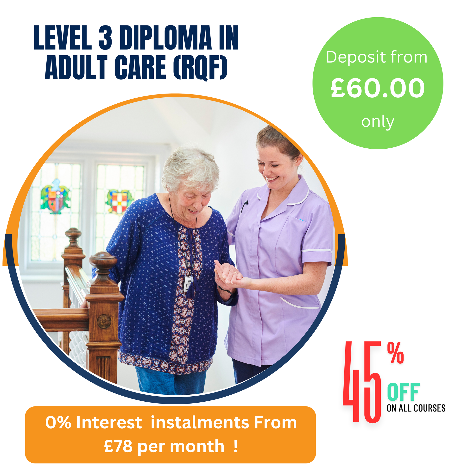 NVQ- Level 3 Diploma in Adult Care (RQF)